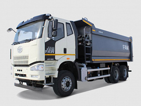 Самосвал FAW J6 CA3250 6х4 EURO5 (U-образная платформа)