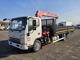 КМУ Taurus 034 на шасси JAC N90N борт 6,2х2,54х0,6 м